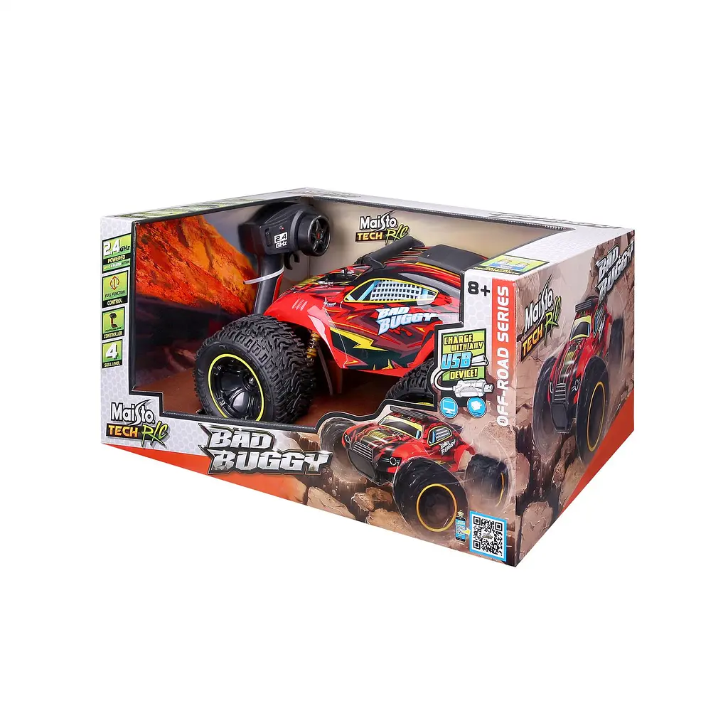 Машинка іграшкова на радіокеруванні Maisto Tech Bad Buggy (81464 red) - фото 16