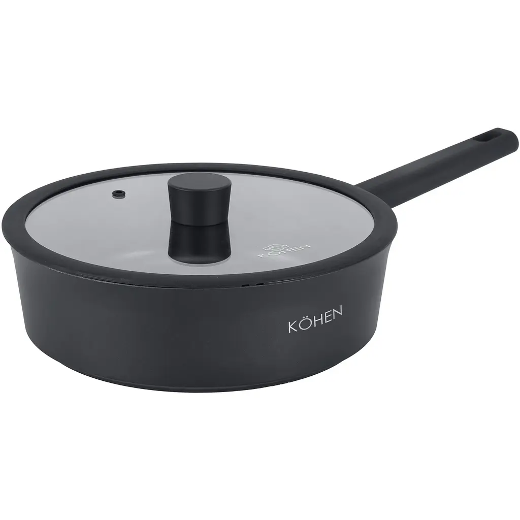 Сковорода глибока з кришкою Kohen Space 28 см 4.7 л (KN91686) - фото 2