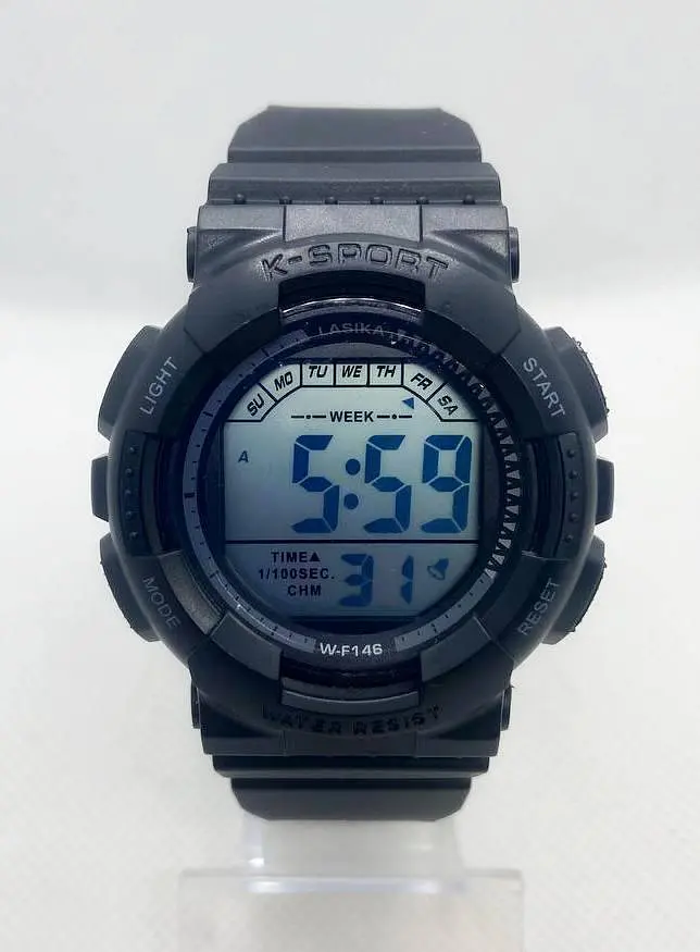 Спортивний годинник Lasika K-Sport W-F146 Чорний (IBW872B)