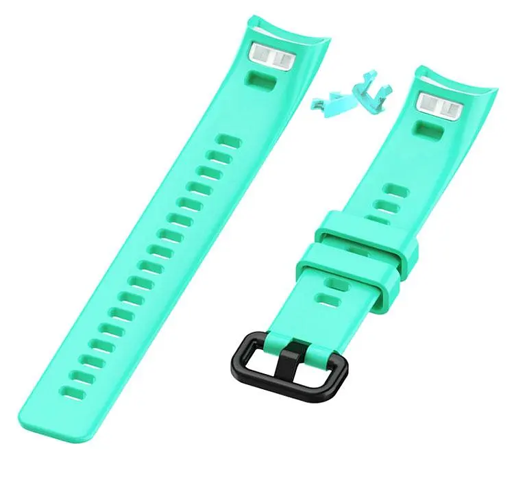 Силіконовий ремінець Primo для фітнес-браслета Huawei Honor Band 4/5 Mint - фото 4