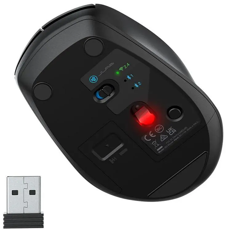 Bluetooth миша JLab GO Mouse black (IEUMGOMOUSERBLK124) UA - фото 3