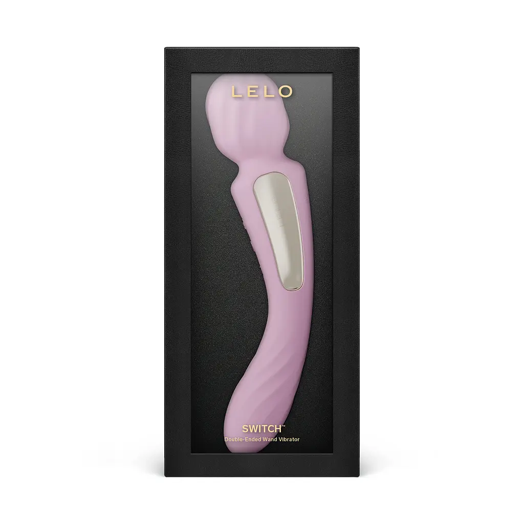 Двосторонній масажер Lelo Switch Lilac 21.7 см (рожевий) - фото 4