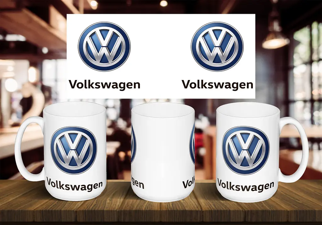 Чашка "Volkswagen" 425, Червона