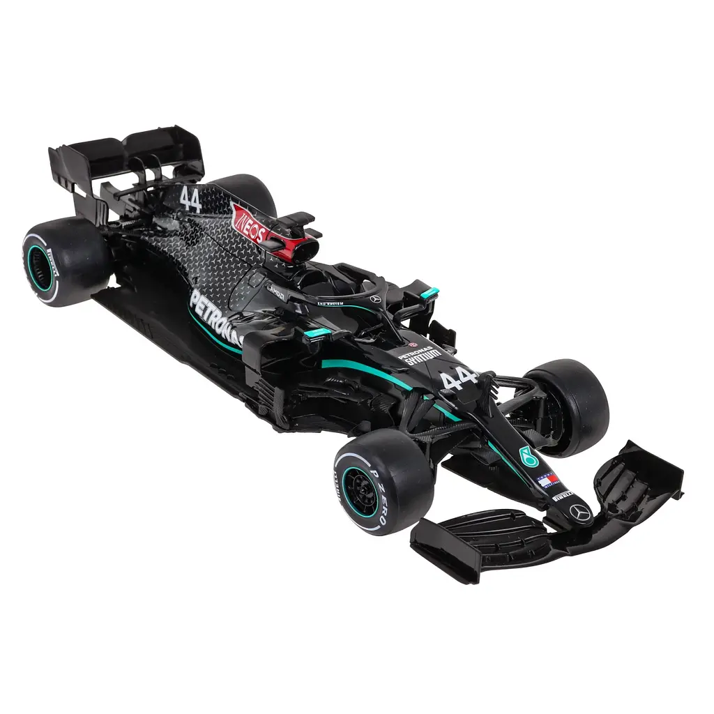 Машинка RASTAR Mercedes-AMG F1 W11 EQ Performance дистанционно управляемая 1:18 черная 98500 - фото 3