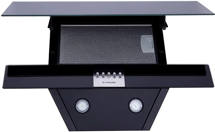 Витяжка Minola HDN 6212 BL/INOX 700 LED похила - фото 6