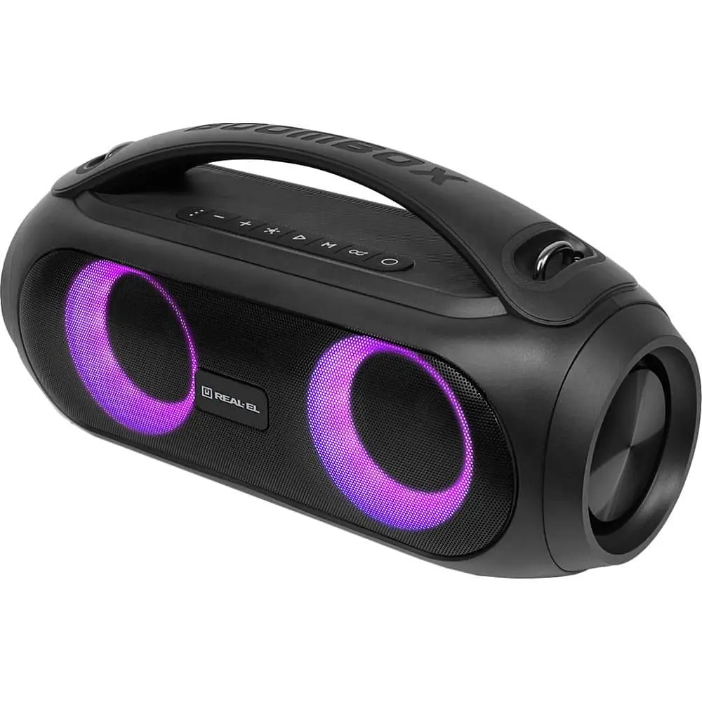 Портативна акустика Real-EL X-745 Black (X-745 Black) - фото 4