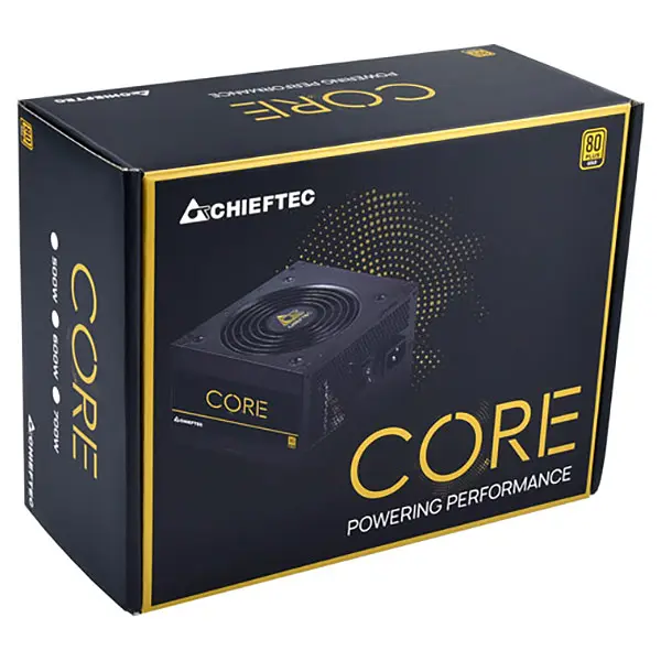 Блок живлення Chieftec Core 700W 80+ Gold (BBS-700S) Black - фото 3