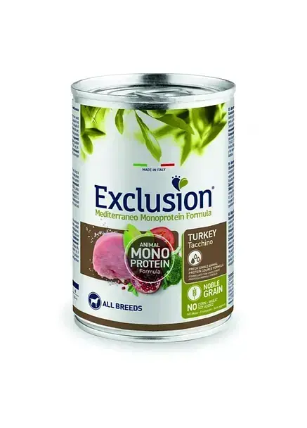 Exclusion Adult Turkey Корм Для дорослих Собак Усіх Порід З Індичкою 400 Г