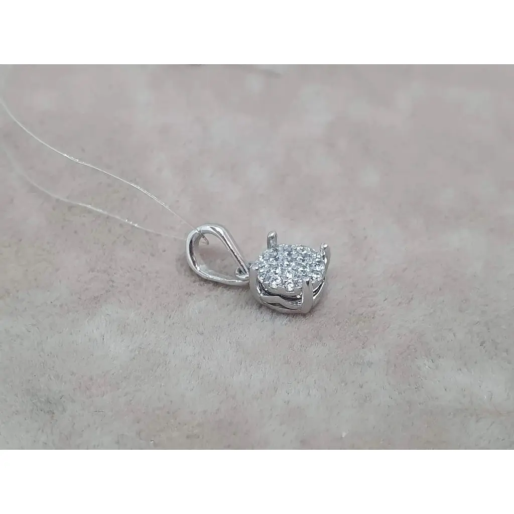 Срібна підвіска Qvaliz з фіанітами. 903-00777 - фото 3