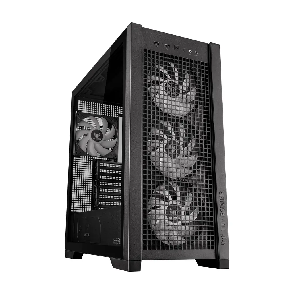 Корпус для ПК ASUS TUF Gaming GT302 ARGB Black (90DC00I0-B19000) - фото 4