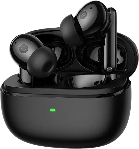 Навушники TWS Hator Hyреrpunk Truepods Hybrid ANC Black (HTA431) - фото 2