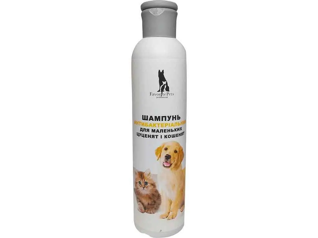 Шампунь для цуценят FAVORITEPETS 250мл Шампунь антибактеріальний для маленьких цуценят і кошенят