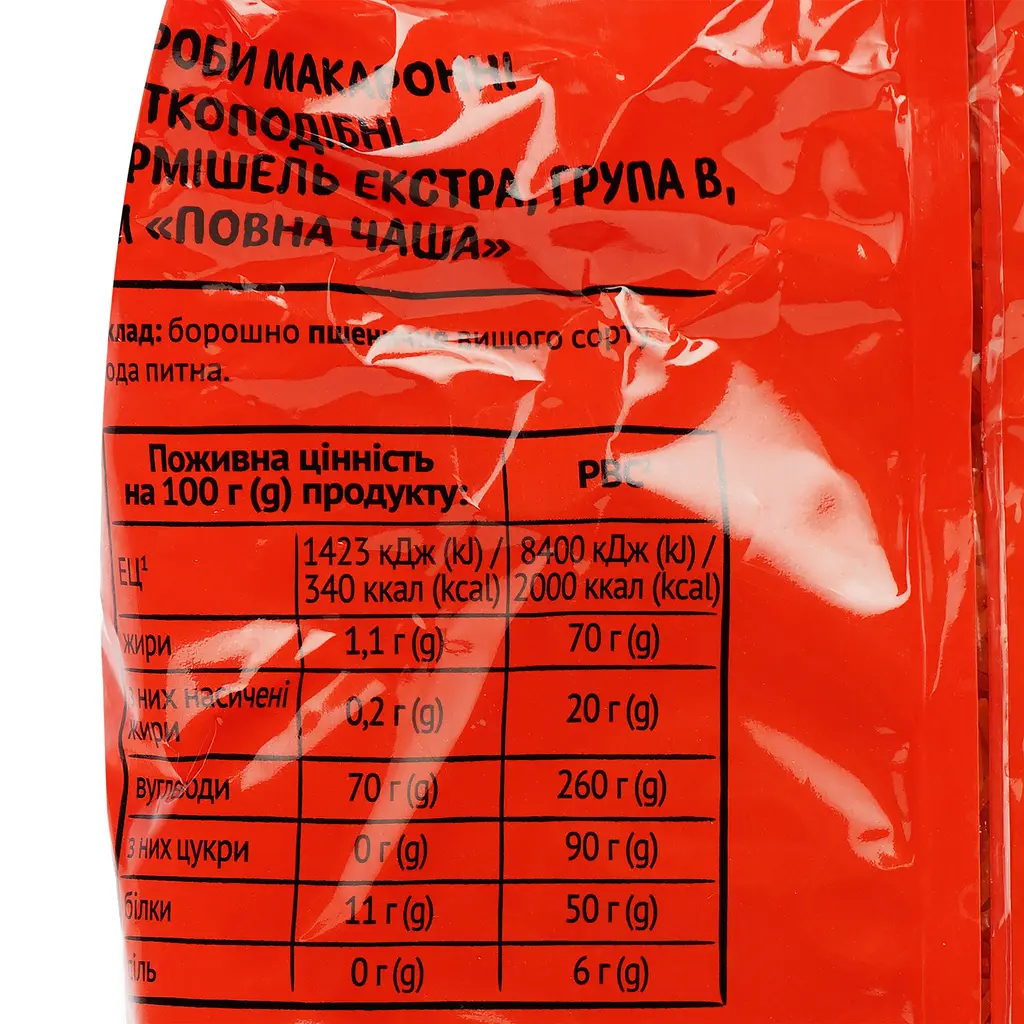 Макаронные изделия Повна Чаша Вермишель 400 г (799516) - фото 3