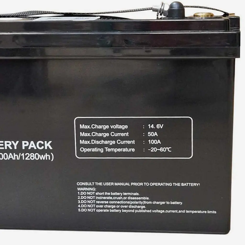 Аккумулятор стационарный Must LiFePO4 LP15-12100 (+/-) 12.8V 100Ah клемма под болт - фото 2