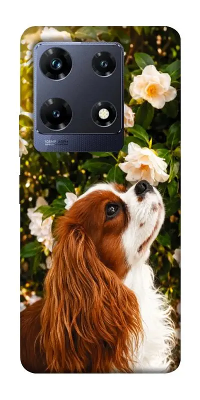 TPU чохол Demsky Flower spaniel для Infinix Note 30 Pro