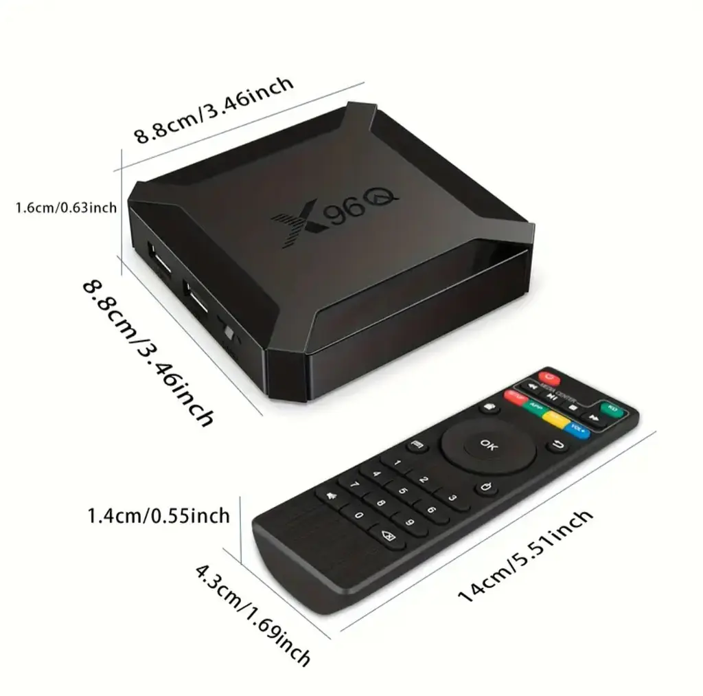 Медиаплеер X96Q Android 10 TV Box (2GB RAM + 16GB ROM, 4K UHD, Wi-Fi) - фото 14