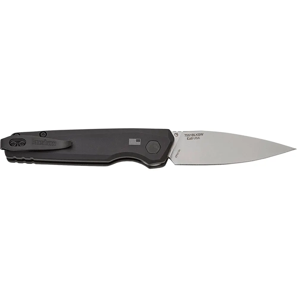 Ніж Kershaw Auto Launch 18 Aluminium Black - фото 2