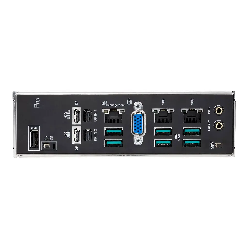 ASUS Материнська плата PRO WS WRX90E-SAGE SE sTR5 WRX90 8xDDR5 M.2 EEB - фото 7