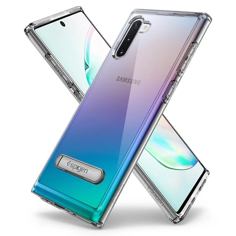 Чохол прозорий із підставкою Spigen Ultra Hybrid S для Samsung Galaxy Note 10 Crystal Clear - фото 3