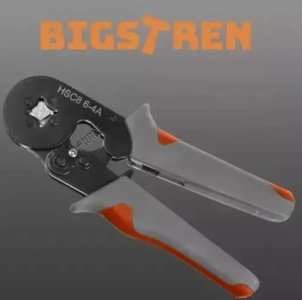 Обтискні щипці-кримпер для гільз Bigstren 23271 (0,25–10 мм²), набір наконечників 500 шт. в органайзері - фото 3