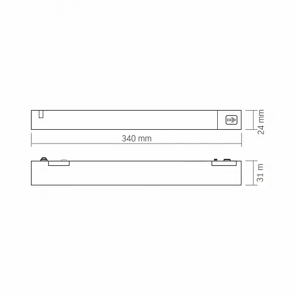 Блок живлення для магнітних трекових систем Videx 200W VL-TRMS-P200B Зовнішній - фото 8