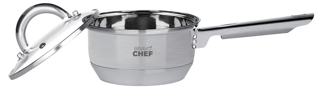 Ківш Bravo Chef 14 см 1.15 л з кришкою kuh0016479 - фото 3