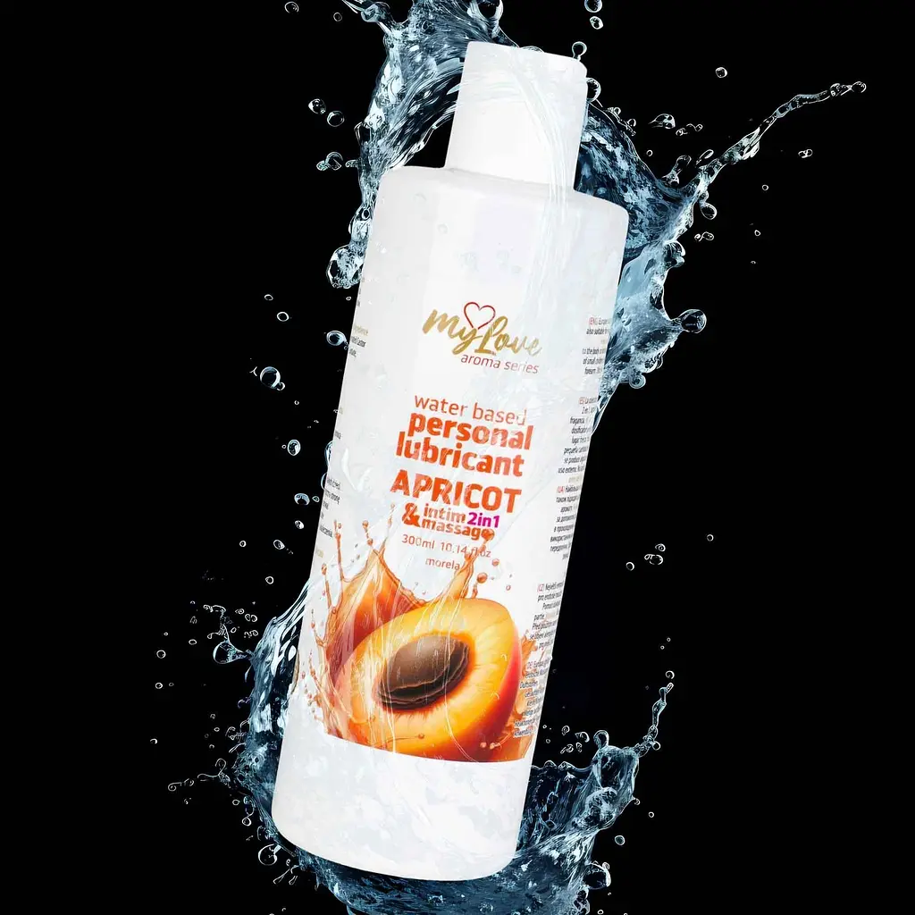 Лубрикант MyLove Aroma Series IntimMassage 2in1 Apricot, 300 мл - фото 3