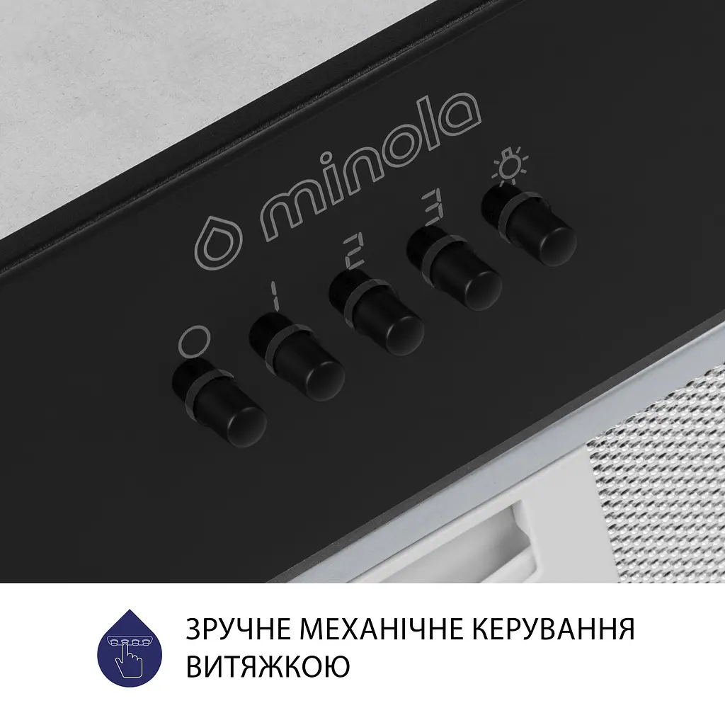 Витяжка повновбудована MINOLA HBI 52621 BL GLASS 700 LED - фото 6