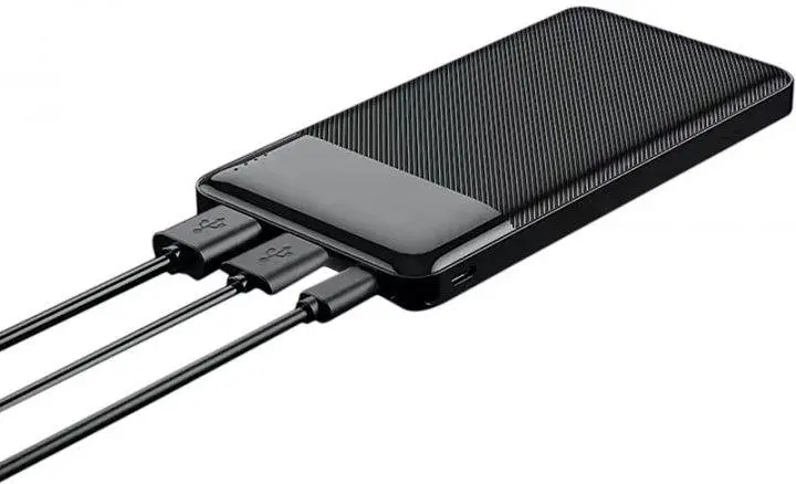 Портативна батарея Power Bank Gelius Pro Slim 4 GP-PB10015 10000 mAh Black - фото 2