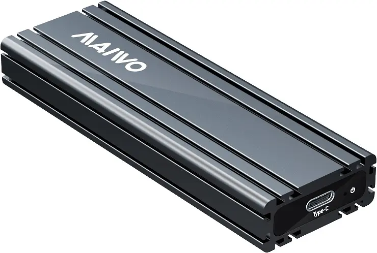 Кишеня зовнішня Maiwo K1686P для M.2 SSD NVMe (PCIe) Type-C grey - фото 3