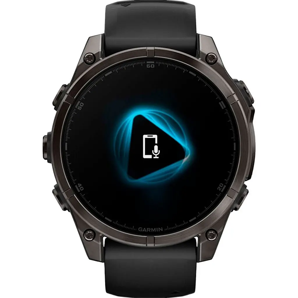 Смарт-годинник Garmin Fenix 8 AMOLED Sapphire 47mm Carbon Gray DLC Titanium with Black/Pebble Gray Silicone Band (010-02904-20) [115046] - фото 7