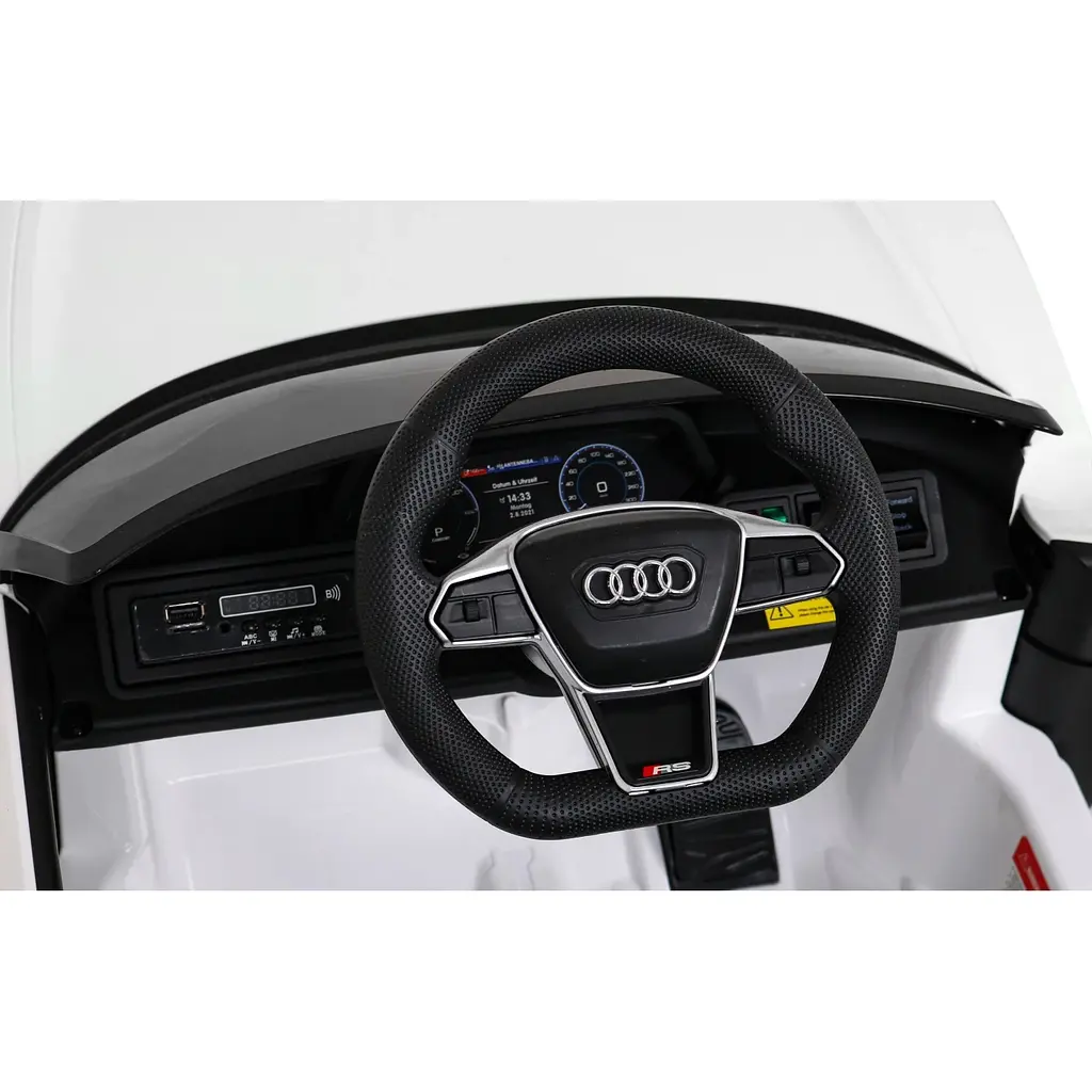 Электромобиль Ramiz Audi RS E-Tron GT 12 В, голубой (PA.QLS-6888.NIE) - фото 9
