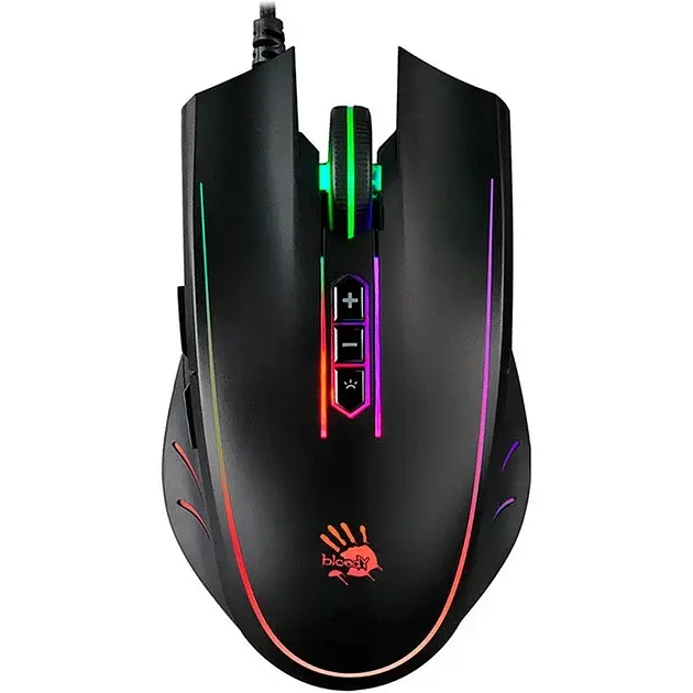 Миша Bloody Q81 Neon X'Glide Curve