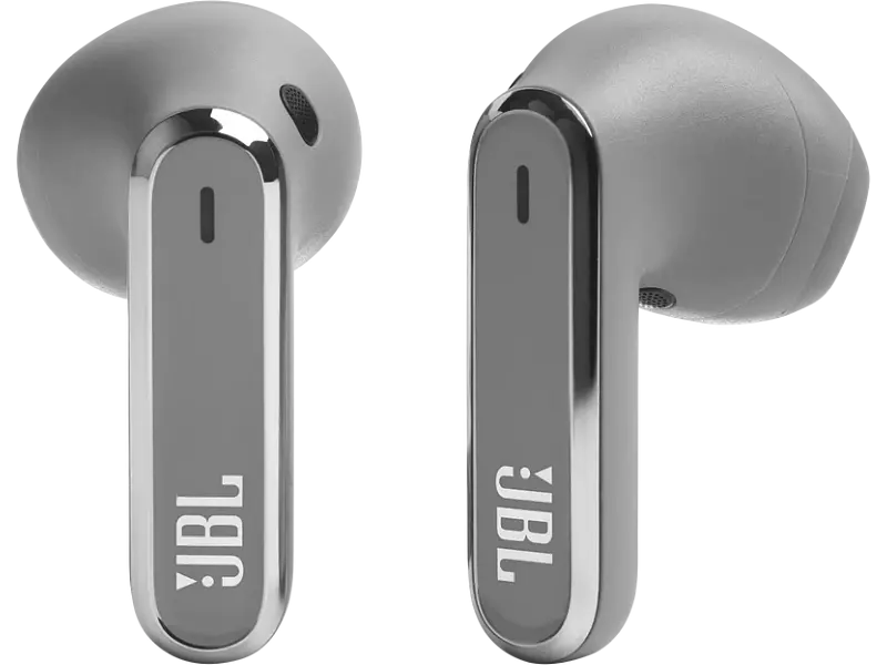 Навушники TWS (повністю бездротові) JBL Live Flex Silver (LIVEFLEXSVR) - фото 2