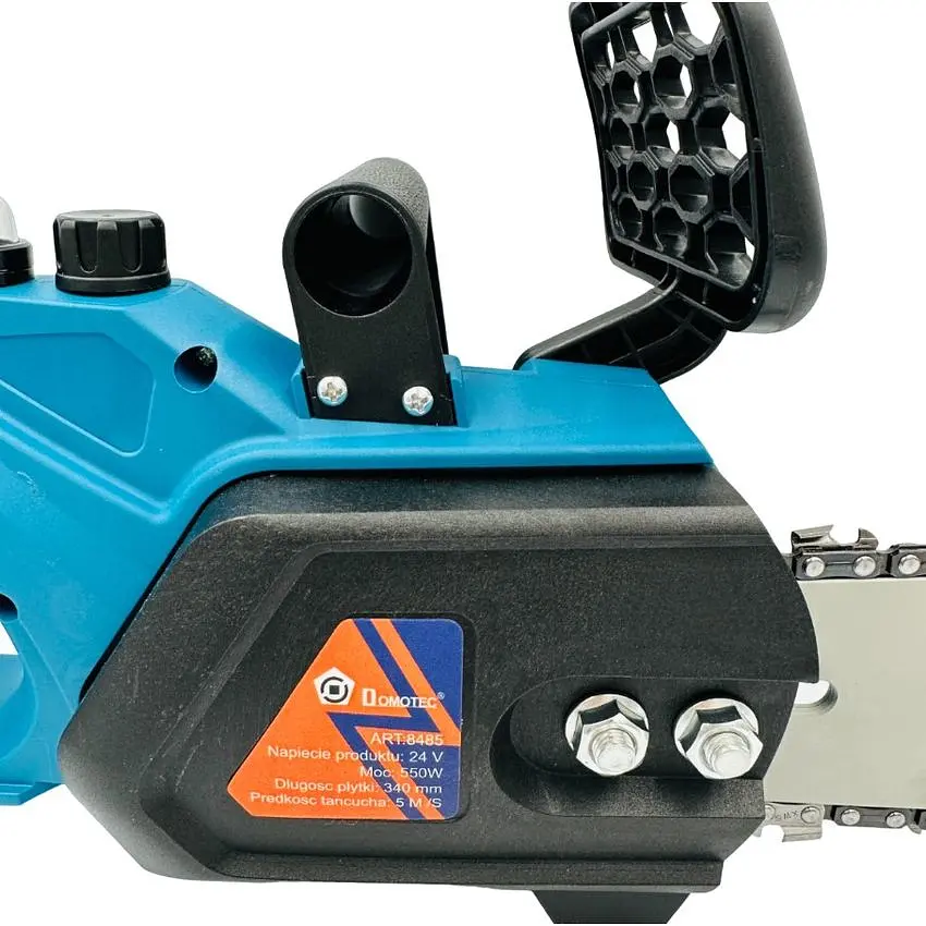 Акумуляторна ланцюгова пила Domotec Chain Saw 12| 24 V, зарядна + 2 акумулятори - фото 5