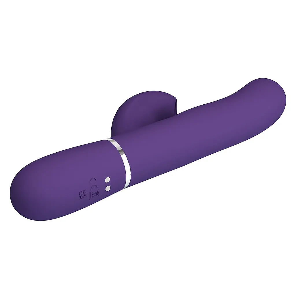 Вібратор-кролик Pretty Love Twinkled Tenderness Perdita 22.8 см фіолетовий - фото 7