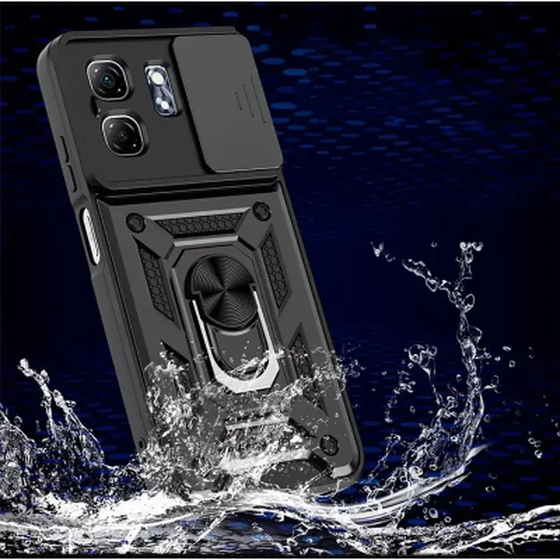 Чохол до мобільного телефона BeCover Military Infinix Hot 50i (X6531) Black (713047) - фото 5