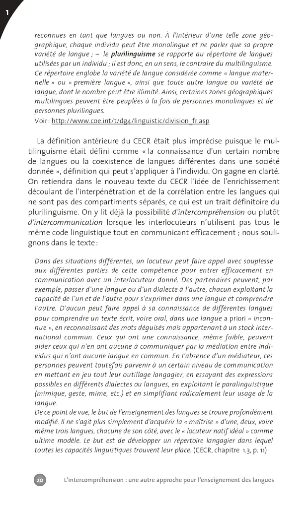 Collection F. L'intercomprehension : une autre approche pour l'enseignant des langues - Марі-Крістін Джамет - фото 13