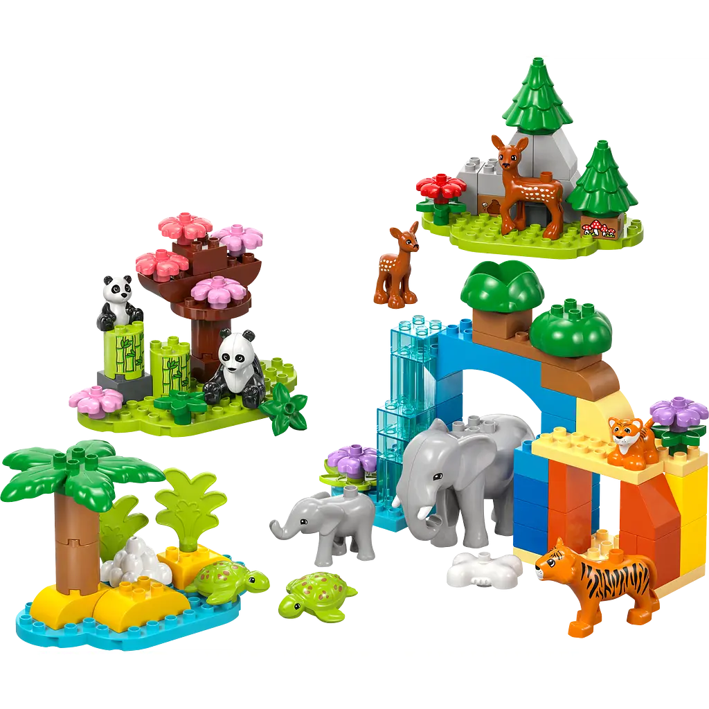 Конструктор LEGO DUPLO Town Сімейства диких тварин 3 в 1, 92 деталі (10446) - фото 3
