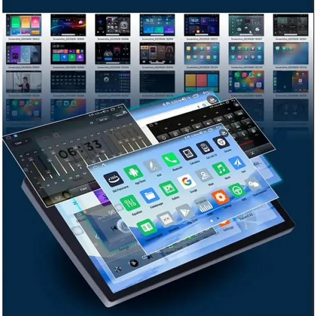 Универсальная магнитола K7862S 9'' QLED-DSP с поддержкой CarPlay 4+32+4G sim 8 Core Android 12 RGB (43335-K7862S- 9''_7596) - фото 2