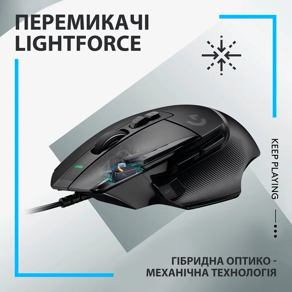 Мишка Logitech G502 X USB Black (910-006138) - фото 3