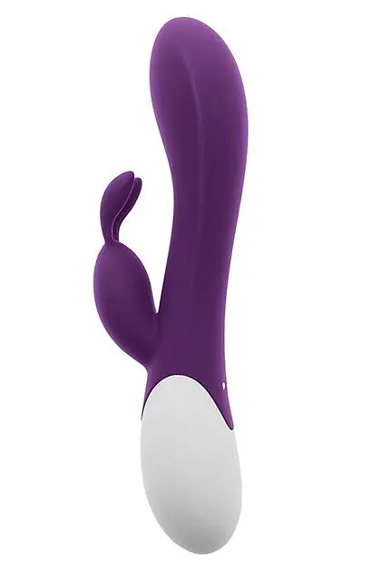 Вібратор-кролик S Pleasures Premium Corabi Rabbit, фіолетовий, вушка для клітора, 16 режимів, нагрів - фото 2