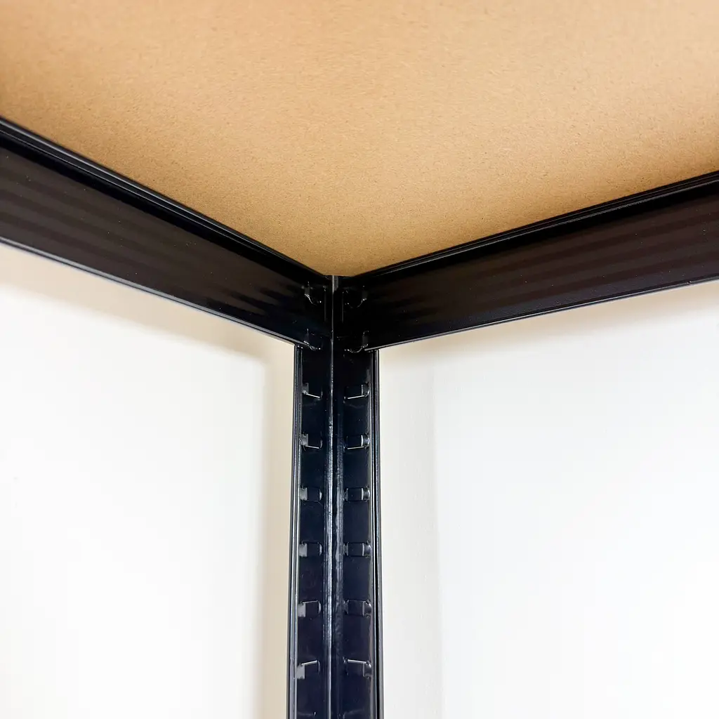Стелаж 4P StrongShelf 180х90х30см чорний навантаження 175кг/полицю - фото 14