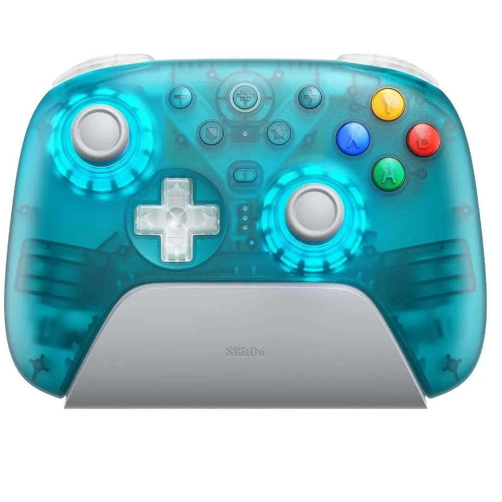 Геймпад 8BitDo Ultimate 2 Wireless Clear Blue - фото 11