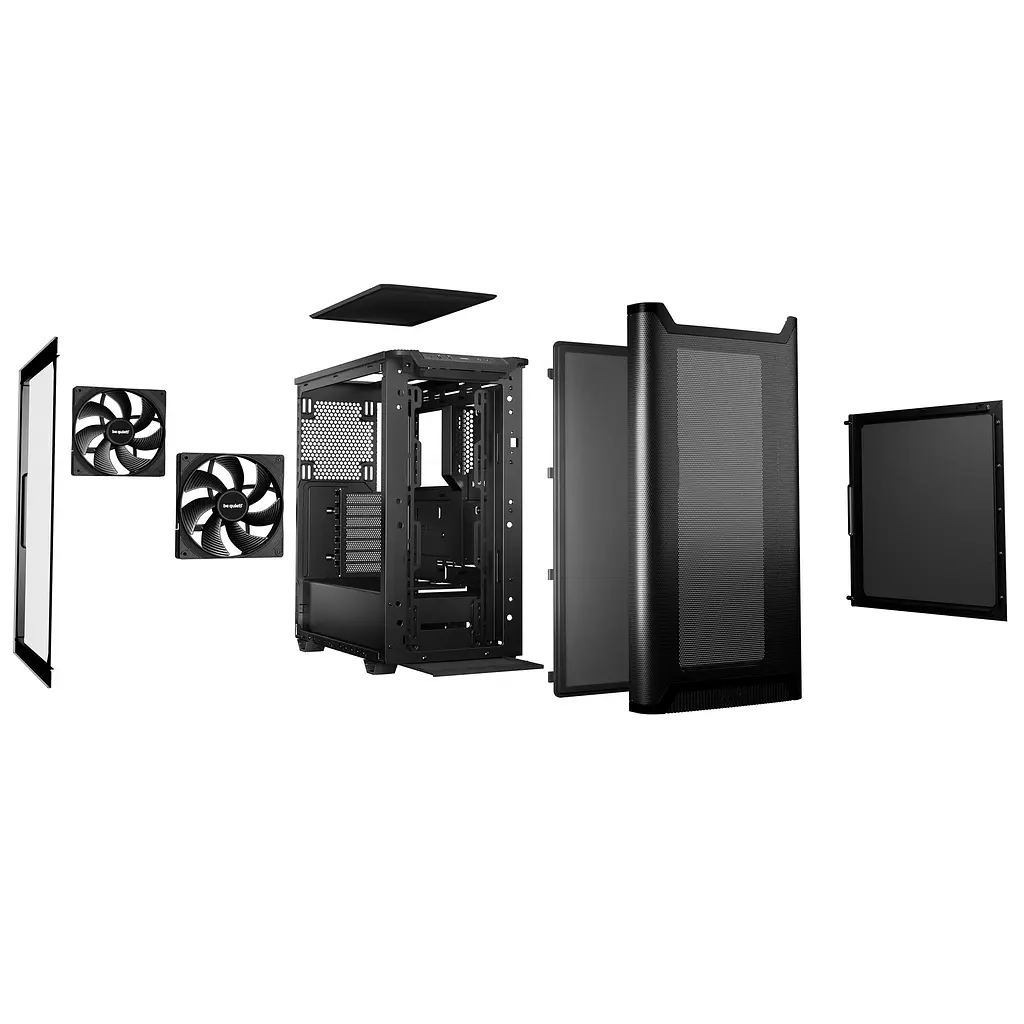 Корпус be quiet! Pure Base 501 Airflow Window Black (BGW74) - фото 6
