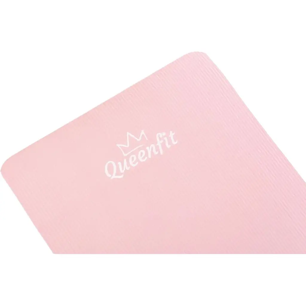Килимок для фітнесу та йоги Queenfit NBR 1.5 см рожевий - фото 5