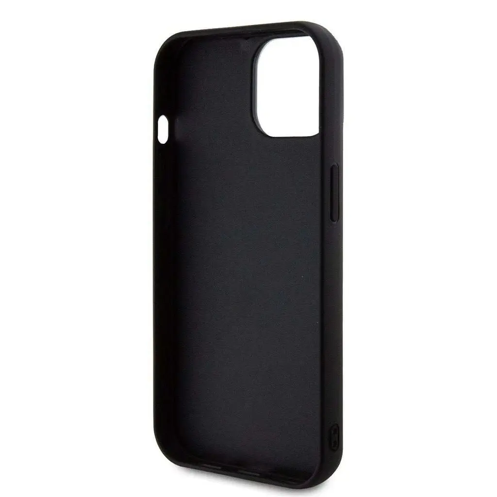 Чехол Karl Lagerfeld 3D Rubber Glitter Logo Karl для iPhOne 15 Black (57983116796) - фото 6
