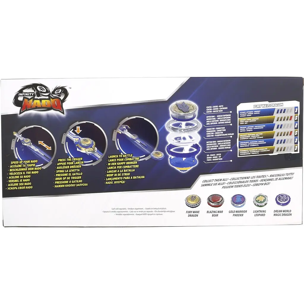 Набір Auldey Infinity Nado VI Goggle Battle Pack дзиґа та аксесуари (EU654161) - фото 13