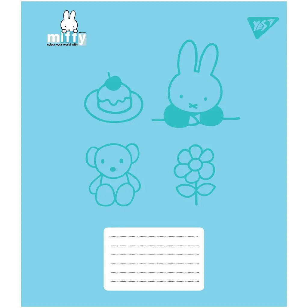 Набор тетрадей Yes Miffy Bunny A5 в клетку 18 листов 25 шт. (767620) - фото 4