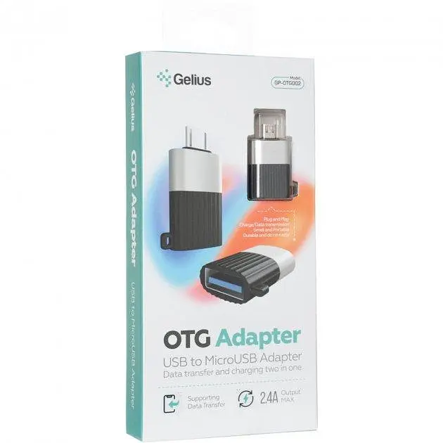 Перехідник OTG Adapter Gelius USB to Micro GP-OTG002 - фото 2